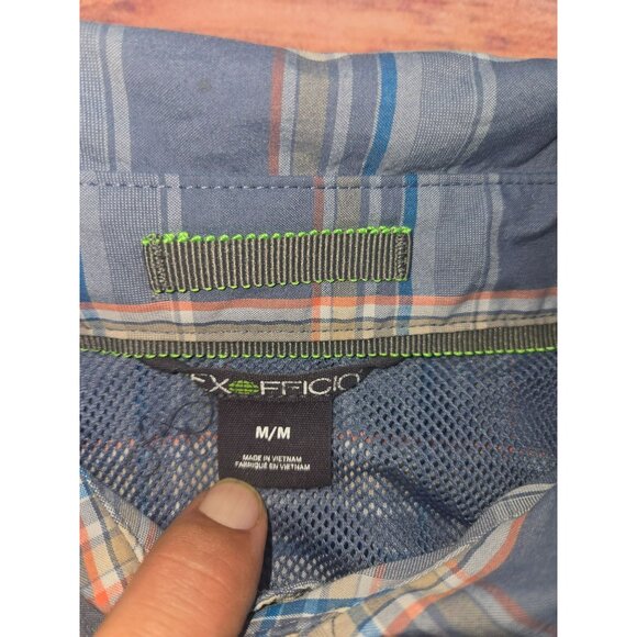 Exofficio Mens Plaid Short Sleeve Fishing Shirt Medium - Picture 5 of 9
